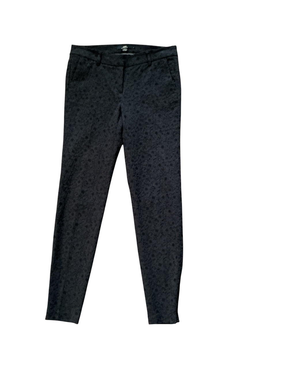Abs Platinum Black Jacquard Slim Pants